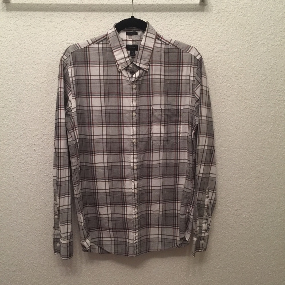 Gently  used Men’s J. Crew medium slim button down